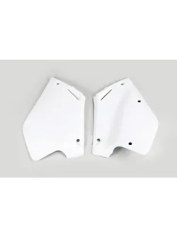 UFO Side Fittings for HONDA CR125-250 Engines (White) HO02673-041