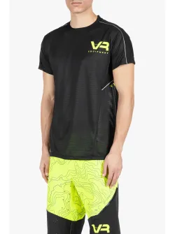 VR46 MTB Performance R&ouml;vidujj&uacute; P&oacute;l&oacute; (Fekete) EQMTSMB00104S001-M