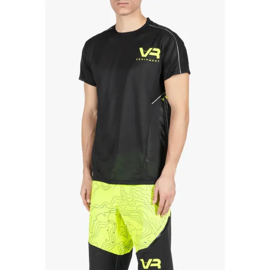 VR46 MTB Performance Rövidujjú Póló (Fekete) EQMTSMB00104S001-M