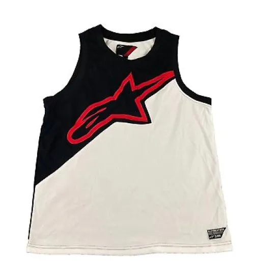 ALPINESTARS Tee sleeveless tank shirt White L 411202