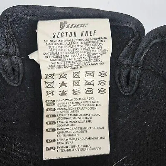 EVS Option Knee/Shin Guards (BLK-WHT-RED) PT-OS