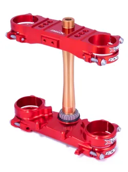 XTRIG ROCS Tech Triple Clamp Offset 22 mm - Red Honda CRF250R/450R 40101016