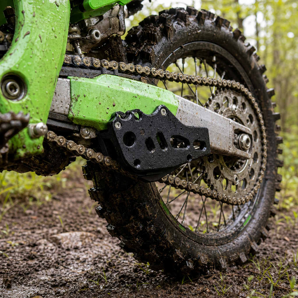 HDPE Láncvezető FEKETE KAWASAKI KX250F KX450F 2009 - 2018 AX1382