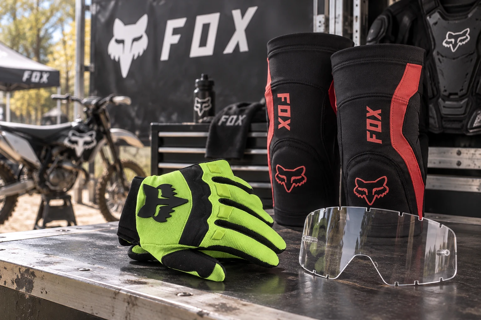 FOX protektoringek és motoros kiegészítők